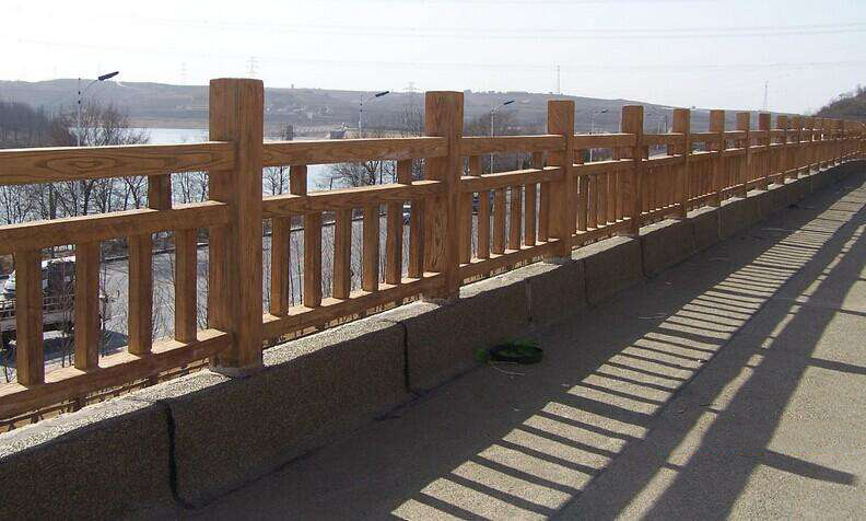 重庆仿木纹栏杆